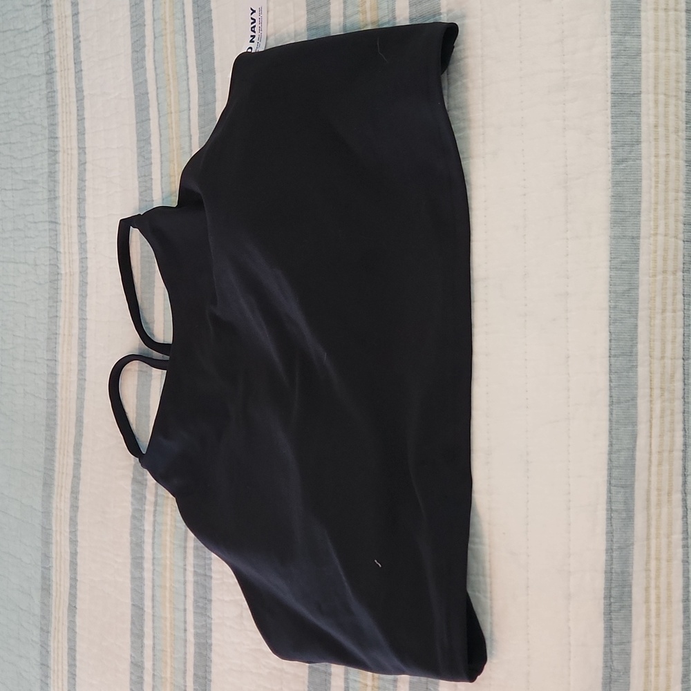 Padded razorback shelf tank bra